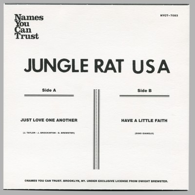 The Jungle Rat USA - Just Love One Another