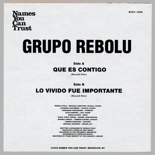 Grupo Rebolu - Que Es Contigo