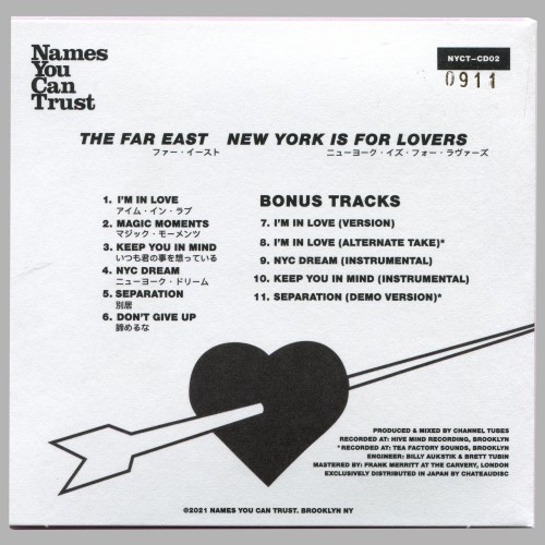 The Far East - New York Is For Lovers (Extended CD)