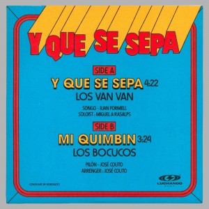 Los Van Van - Y Que Se Sepa